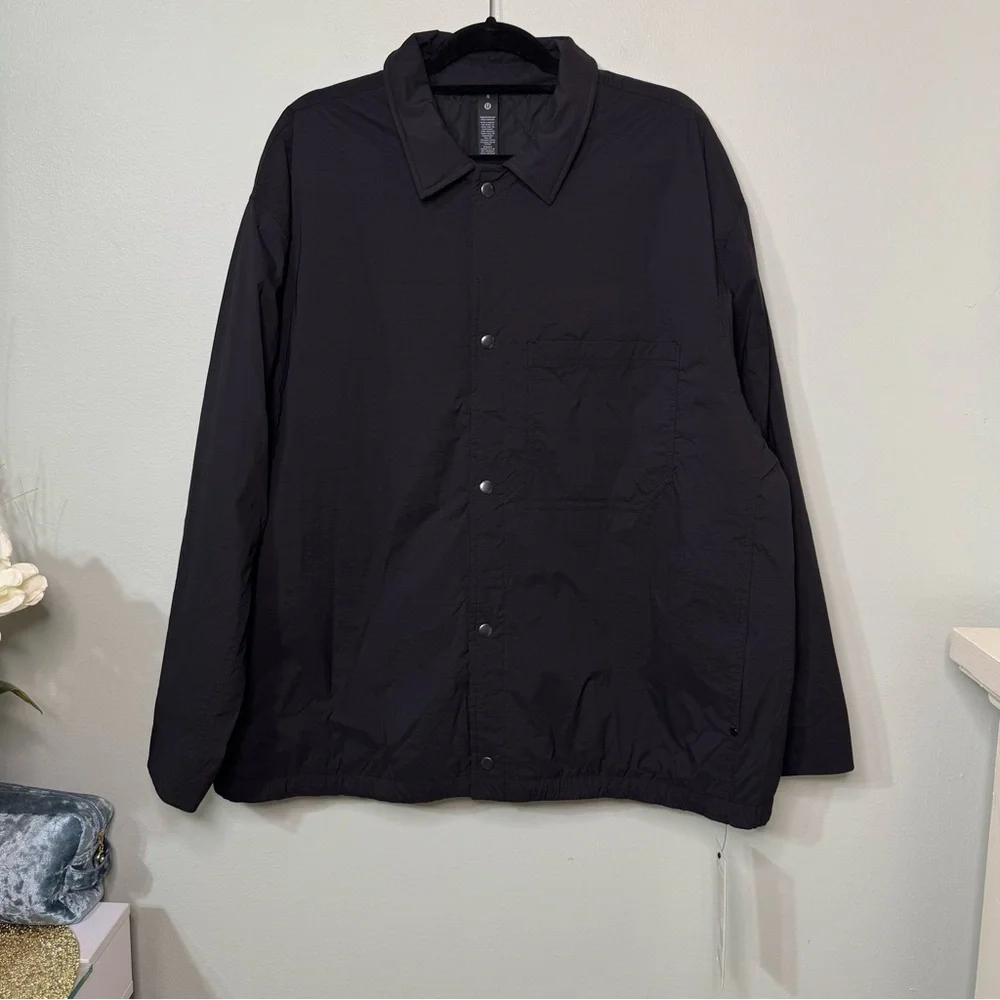 Lululemon Men’s Insulated Coaches Jacket Black XL NWT